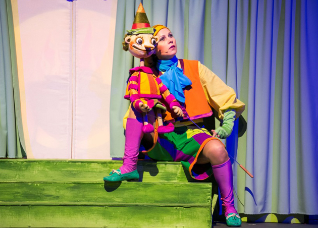 Театр актёра и куклы «Петрушка». Спектакль «Золотой ключик, или Приключения Буратино» 