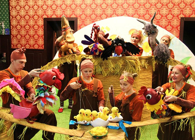 Театр актёра и куклы «Петрушка». Спектакль «Упрямый Цыплёнок»